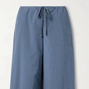 SKIMS Cotton-blend, Blue Wide-Leg Pants *NWT*